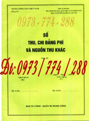 Bán sổ thu nộp Đảng phí