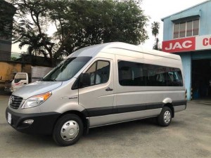 Xe JAC 16 chỗ SUNRAY, Động cơ CN ISUZU, Bảo hành 4 năm