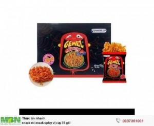 Snack mì enaak trẻ em spicy vị cay Indonesia 30 gói (14gram/đen)