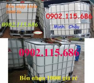 Tank IBC mới, tank IBC đã qua sử dụng, tank IBC cũ, tank nhựa IBC,