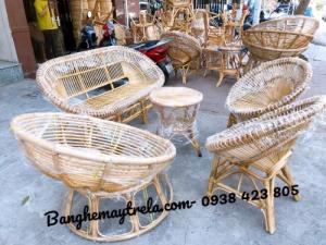 Bàn ghế sen mây tự nhiên