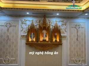 bàn thờ chúa bằng gỗ đẹp