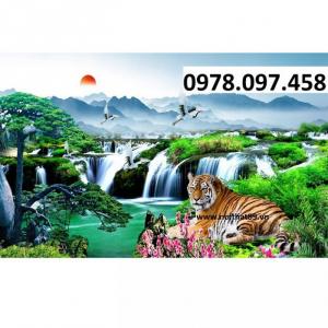 Tranh phong thủy chúa tể sơn lâm