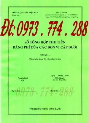 mẫu sổ s04/đp sổ tổng hợp thu tiền đảng phí các đơn vị cấp dưới