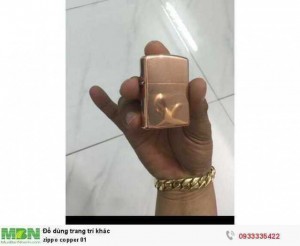 Zippo copper 01 đồng đỏ