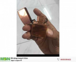 Zippo copper 01 đồng đỏ