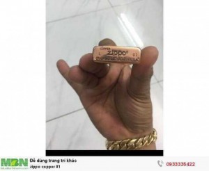Zippo copper 01 đồng đỏ