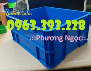 Thùng nhựa đặc B8, thùng nhựa công nghiệp, khay nhựa đựng đồc