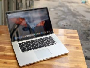 Macbook Pro 15inch A1286, i7 QM 8Cpus 8G SSD180 Đèn Phím Vỏ Nhôm Zin Giá rẻ