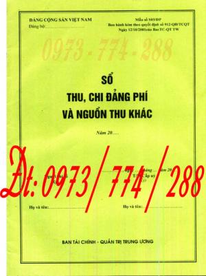 Bán sổ tổng hợp thu, nộp
