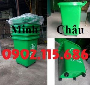 Thùng rác nhựa 60l, thùng rác 60l đạp chân, thùng rác 60l nắp lật, thùng rác 60l nắp kín,