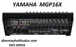 Mixer bàn Yamaha MGP16X 16 kênh Kiểu dáng đơn giản, màu sắc đen tuyền, màu sơn bóng mịn đẹp mắt.