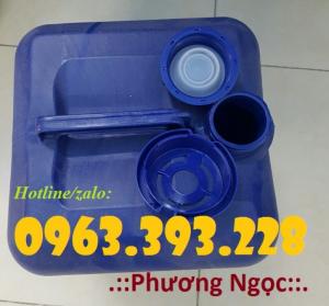 Can nhựa đựng hóa chất, can nhựa HDPE, can có nắp chống tràn