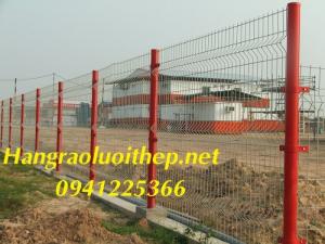 Chuyên sản xuất và lắp đặt hàng rào lưới thép mạ kẽm sơn tĩnh điện