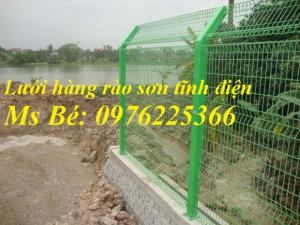 Chuyên sản xuất và lắp đặt hàng rào lưới thép mạ kẽm sơn tĩnh điện