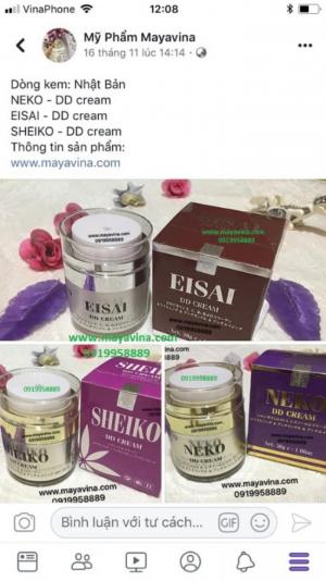 Kem NEKO DD Cream Trị Nám Chống Lão Hóa Che Khuyết Điểm SPF50