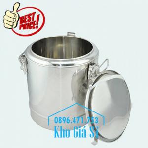 Thùng/Nồi inox cách nhiệt giữ nhiệt đựng thức ăn, đựng cháo, canh soup, nước lèo giá rẻ tại Quận 10