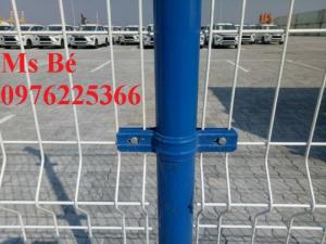 Hàng rào lưới thép, hàng rào sơn tĩnh điện gập hai đầu