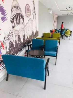 Thanh lý bộ bàn ghế sofa cafe gỗ giá rẻ tphcm