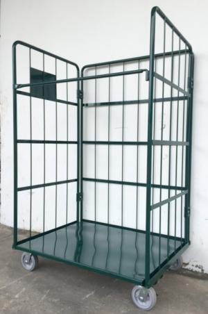 Xe đẩy lồng thép, xe đẩy lưới thép, xe đẩy hàng công nghiệp