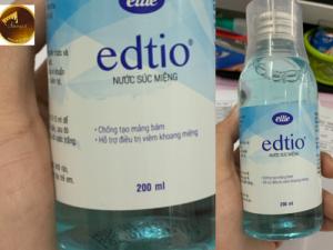 Nước súc miệng Edtio 200ml sát khuẩn công nghệ Pháp