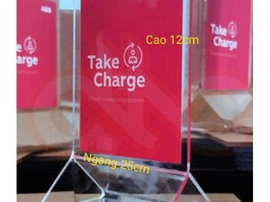 Bảng chức danh mica chân tam giác