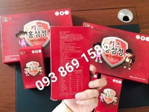 hồng sâm Hàn Quốc cho bé biếng ăn