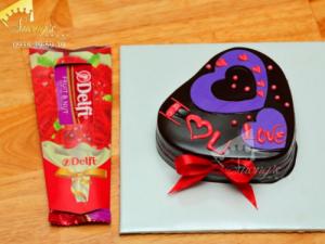 quà tặng tình yêu ngọt ngào cùng Socolate và bánh kem từ Suong's House giao nhanh