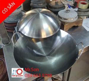 Chảo inox công nghiệp, chảo nhôm sâu lòng chiên rán tại HCM
