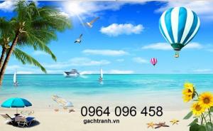 tranh gạch 3d phong cảnh biển YT05