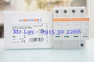 CHỐNG SÉT TỦ ĐIỆN 3 PHA 4 DÂY STPT2-40K275V-4PG MERSEN CHÂU ÂU