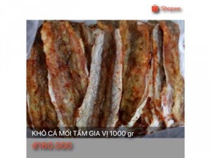 Khô cá mối tẩm gia vị 1000 gr