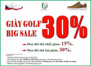 Giày Golf Big Sale 30% FootJoy, Adidas chính hãng
