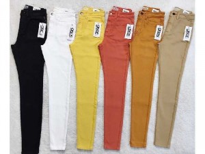 Quần jean nữ xuất khẩu màu