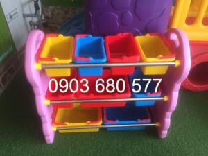 Chuyên bán kệ nhựa trẻ em dành cho trường lớp mầm non, gia đình