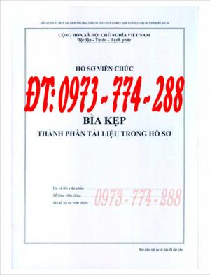 Bìa kẹp nghị quyết quyết định về nhân sự mẫu theo Thông tư số 07/2019/TT-BNV ngày 01/6/2019 của Bộ Nội vụ
