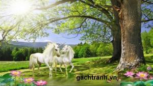 tranh gạch dán tường - tranh 3d