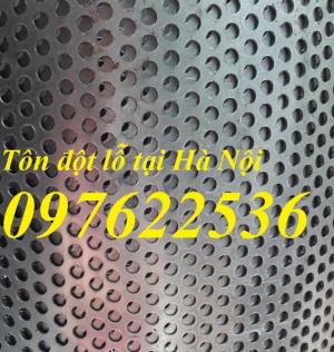 Tôn đột lỗ tròn, tôn dột lỗ hoa thị