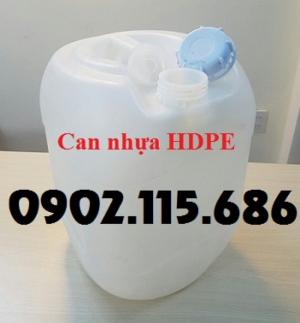 Can đựng hóa chất, can nhựa HDPE, can có nắp seal chống tràn, can có nắp chống chiết rót,