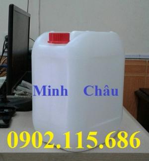Can đựng hóa chất, can nhựa HDPE, can có nắp seal chống tràn, can có nắp chống chiết rót,