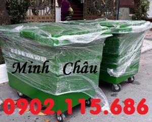 Thùng rác nhựa, thùng rác công cộng, thùng rác ngoài trời, thùng rác có bánh xe,