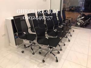 GHẾ GIÁM ĐỐC LƯỚI CAO CẤP - LƯNG CAO , MÀU ĐEN - FREE SHIP