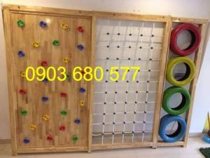 Cung cấp tường leo núi vận động trẻ em cho trường mầm non, công viên, sân chơi