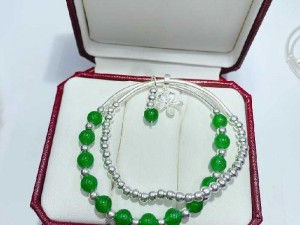 Vòng tay bạc đá phong thủy