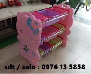 Kệ Đồ Chơi Cho Bé Mèo Hello Kitty - Kệ đồ chơi mầm non