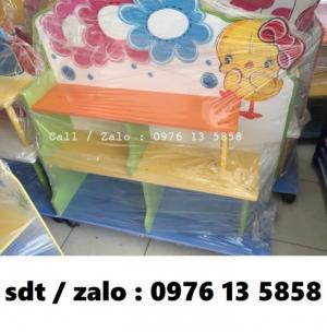 kệ đồ chơi, kệ đồ chơi trẻ em, kệ gỗ mầm non, kệ mầm non