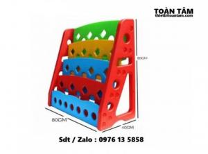 Kệ sách nhựa nhập khẩu - kệ sách mầm non