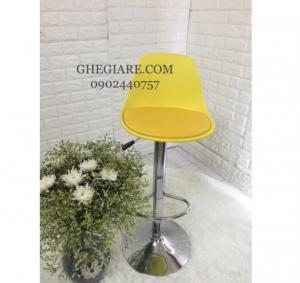 Ghế quầy lễ tân , ghế quầy bar mặt nhựa bọc nệm nhiều màu - free ship hcm