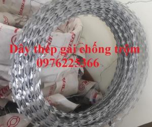 Dây thép gai hình dao mạ kẽm chống trộm giá rẻ