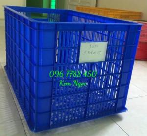 Sóng nhựa lớn có bánh xe đựng hàng may mặc giá rẻ